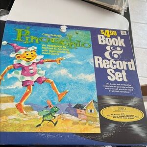 Pinocchio Book & Record Set
